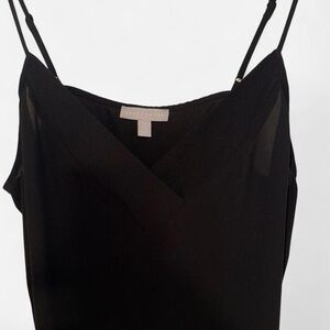 Chaser Elegant Black V-Neck Cami